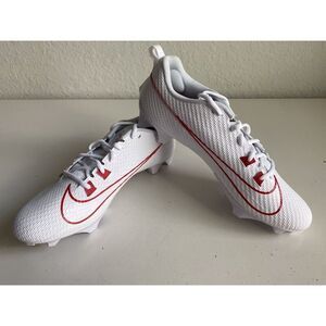 Nike Vapor Edge Speed 360 2 Football Cleats White/Red FN7764-106 Men’s Size 14.5